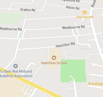 map for Hamilton School