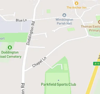 map for Parkfield Sports Centre