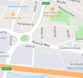 map for The Cricketers Arms