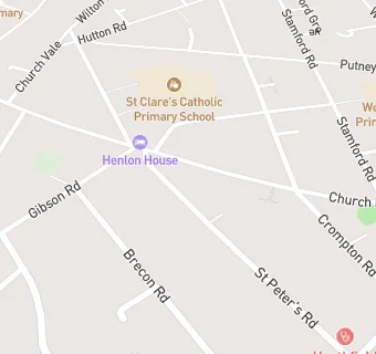 map for St Peters Hall