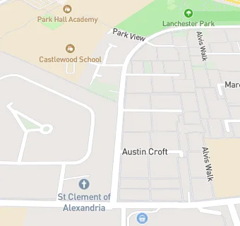 map for Castlewood School
