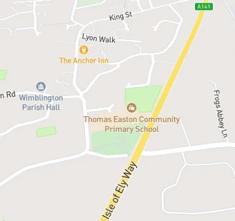 map for Thomas Eaton Primary Academy