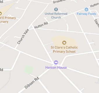 map for St Clares Catholic Primary School