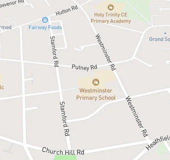 map for Westminster Primary School