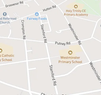 map for Westminster Primary School