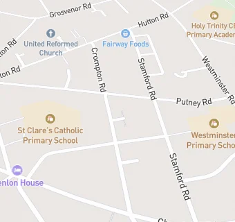 map for Crompton Road Surgery