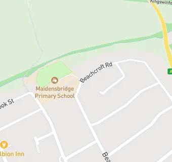 map for Maidensbridge Primary School