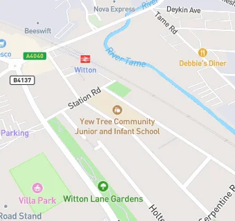 map for Yew Tree Community Junior and Infant School (NC)