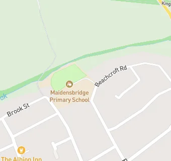 map for Maidensbridge Primary School