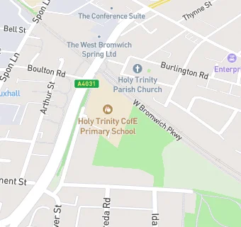 map for Holy Trinity CofE Primary School