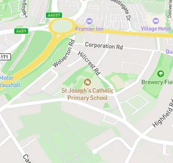 map for St Joseph's Catholic Primary School