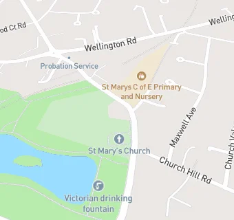 map for St Mary's CofE Junior and Infant School (NC)