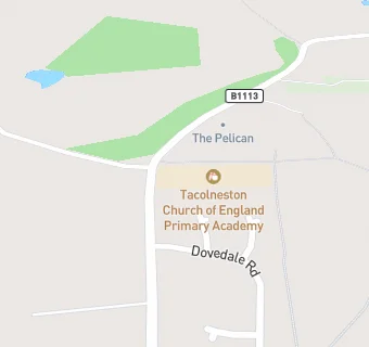 map for Tacolneston Church of England Primary Academy