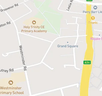 map for Broadway Dance Centre