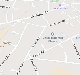 map for Wilton Road United Reformed Church