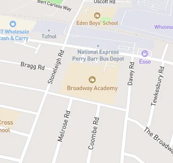 map for Broadway Academy