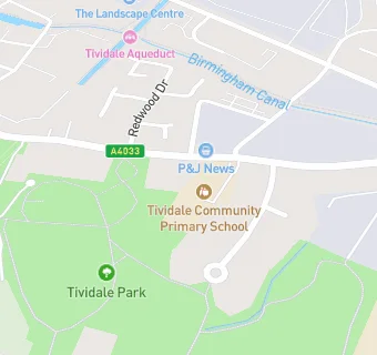 map for Tividale Community Primary School