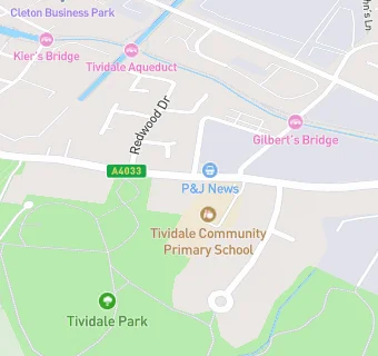 map for Tividale Community Primary School