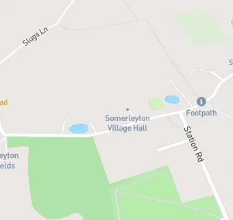 map for Somerleyton Pre School