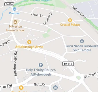 map for Attleborough Arms