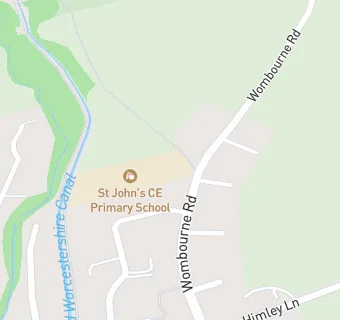 map for St John's CofE (C) Primary School