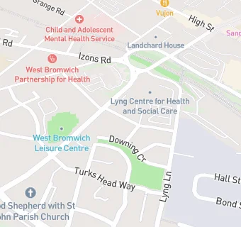 map for St Paul's Partnership - Lyng Medical 