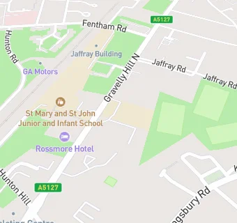 map for St Mary and St John Junior and Infant School