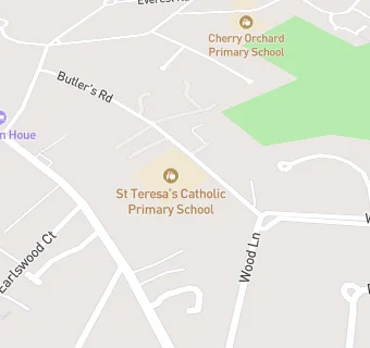 map for St Teresa's Catholic Primary School