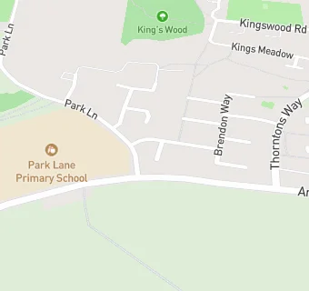 map for Park Lane Primary School