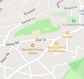 map for Red Hall Infant School