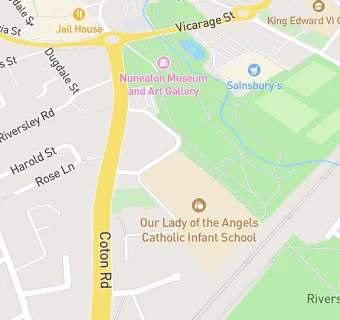 map for Riversley Park Childrens Centre