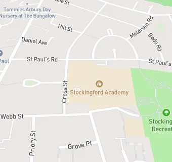 map for Stockingford Junior School