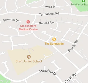 map for Croft Junior School