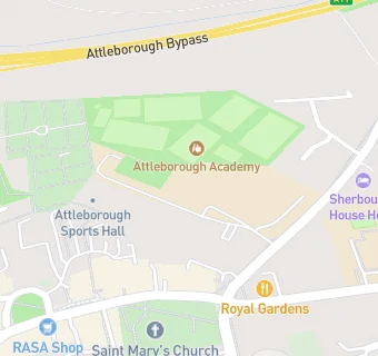 map for Elior at Attleborough Academy