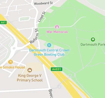 map for Dartmouth Central Club