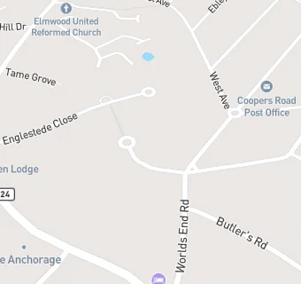 map for Holly Road Medical Centre