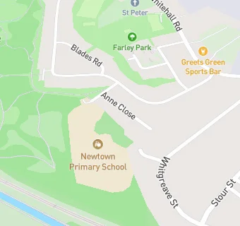 map for Newton Primary School