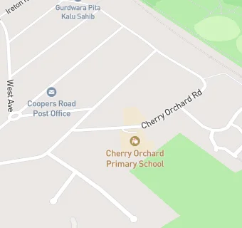 map for Cherry Orchard Primary School