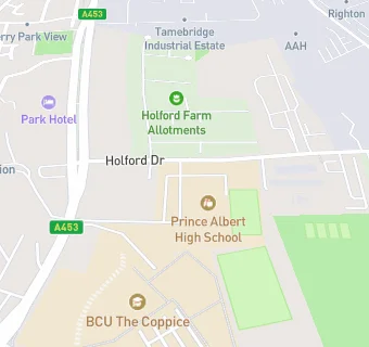 map for Prince Albert High School