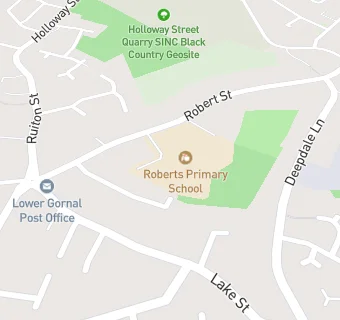 map for Roberts Primary School