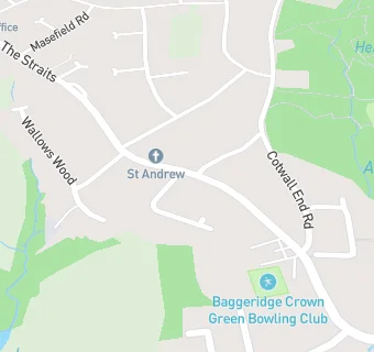 map for Baggeridge Social Welfare Centre