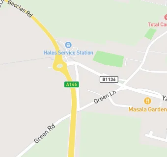 map for Hales Service Station