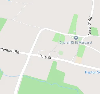 map for Hapton Church of England Voluntary Aided Primary School