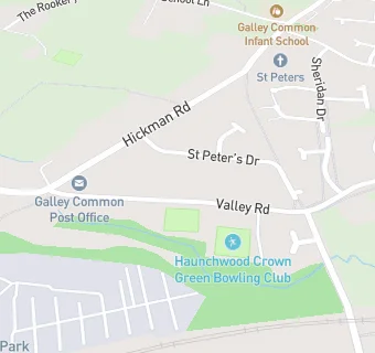 map for Galley Common Medical Centre