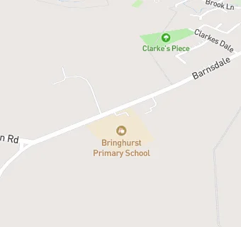 map for Bringhurst Primary School