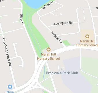 map for Marsh Hill Nursery School