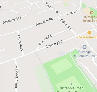 map for Coventry Road Stores