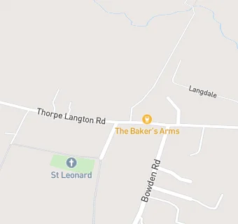 map for Bakers Arms