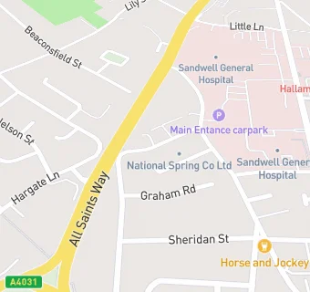 map for AA Stores Grafton Road