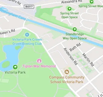 map for Compass Community School Victoria Park